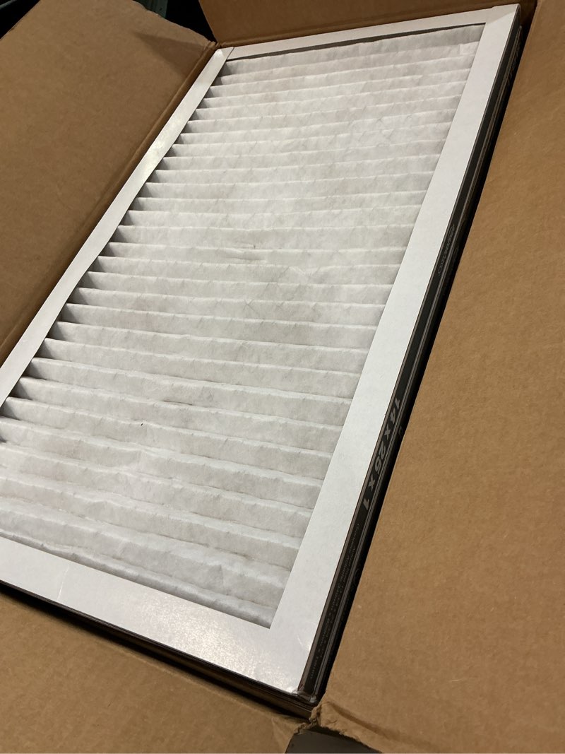 Condition photo showing Good Condition for Amazon Basics 14x25x1 Air Filter 6 Pack, MERV 11 AC Furnace Filters (Actual Size: 13.75" x 24.75" x 0.75") 14x25x1 Merv 11