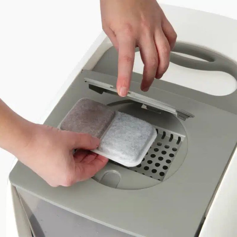 CATIT AIRSIFT CAT LITTER PAN DUAL ACTION AIR PURIFIER PAD