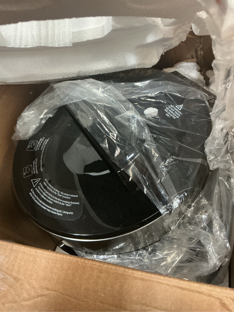 Condition photo showing As Is for OLIXIS 24-in-1 Large Electric Pressure Cooker 8.45 Quart, Stainless Steel Cooker for Canning, Slow C