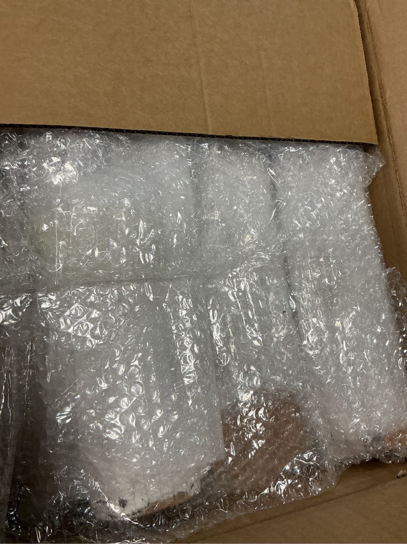 Condition photo showing New/Like New for Hisencn Gas Fireplace Logs Set, Ceramic White Birch Log for Gas Fireplace Intdoor Inserts, Vented, Electric Gas Fireplaces, Outdoor Firebowl, Linear Fire Pits Ceramic Fiber Fake Wood Logs, 6pcs Medium, 6pcs White Birch