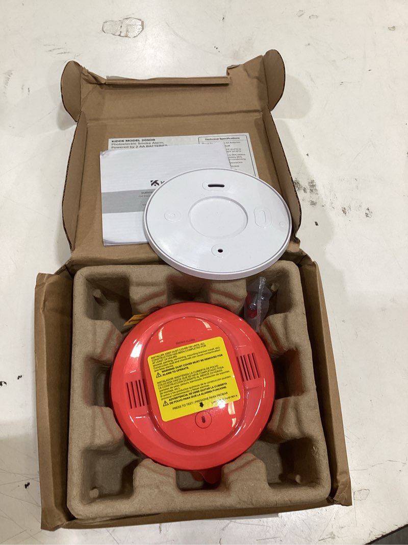 Condition photo showing Good Condition for kidde smoke detector, aa battery powered led status lights, 85 db alarm, 5-inches, 20sdr, 1 pack