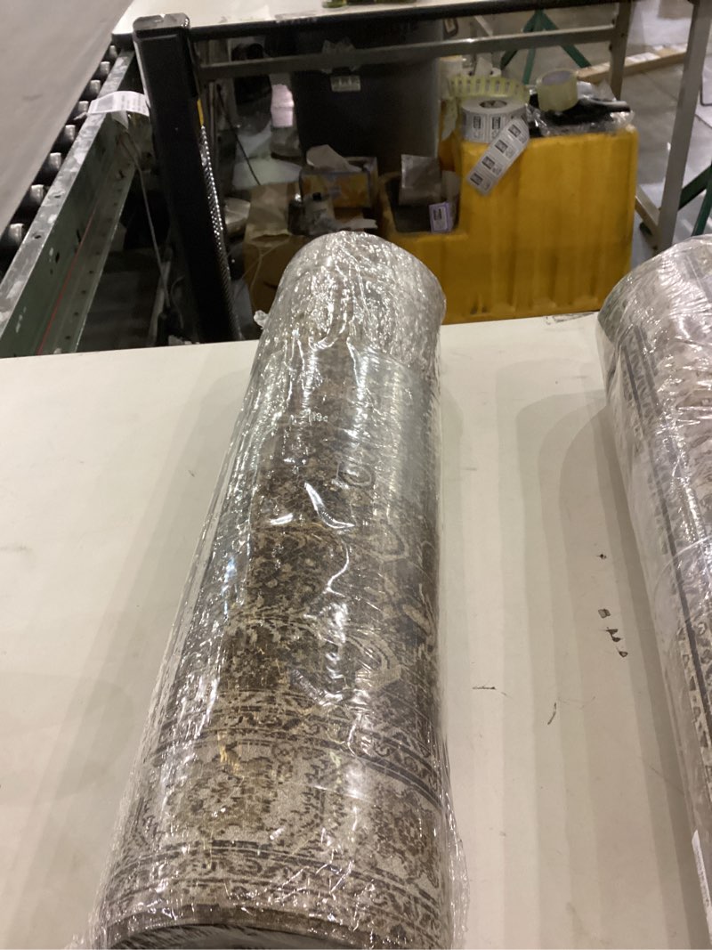 Condition photo showing New/Like New for LUMI 2025 Upgraded Anti Fatigue Cushioned Kitchen Mat for Floor, Non-Slip Comfort PVC Padded Mats with Faux Leather Surface for Desk Office, Sink, Laundry, 24"x59" Tawny Echo 59"L x 24"W x 0.4"Th