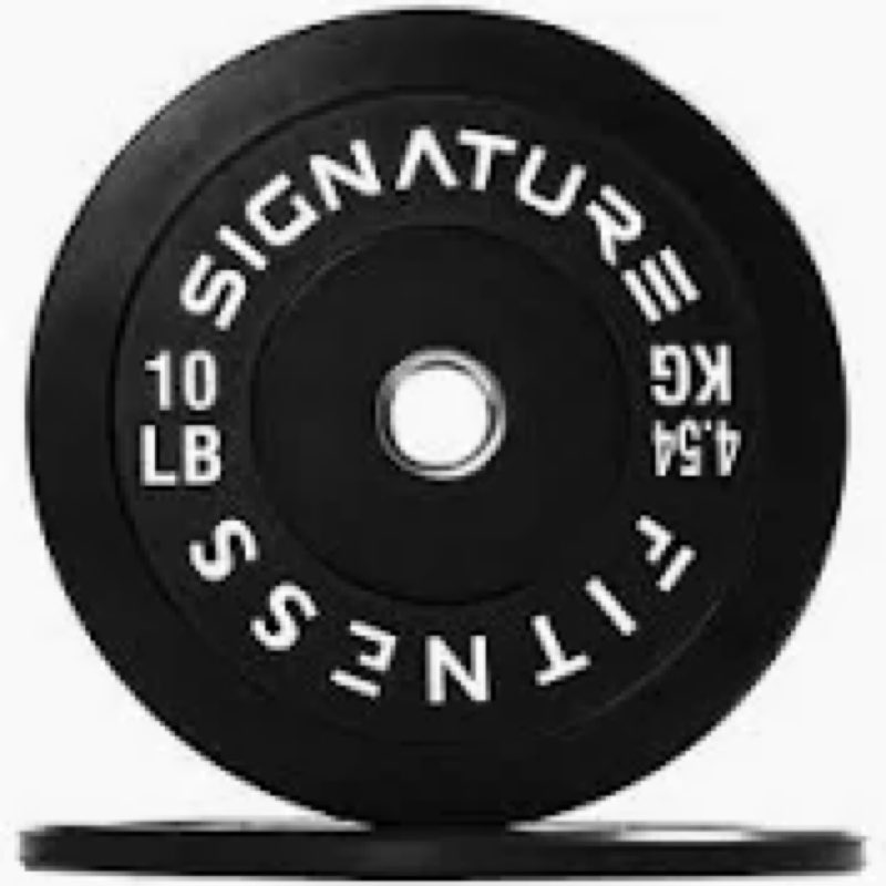 Signature fitness 10lb barbell plate