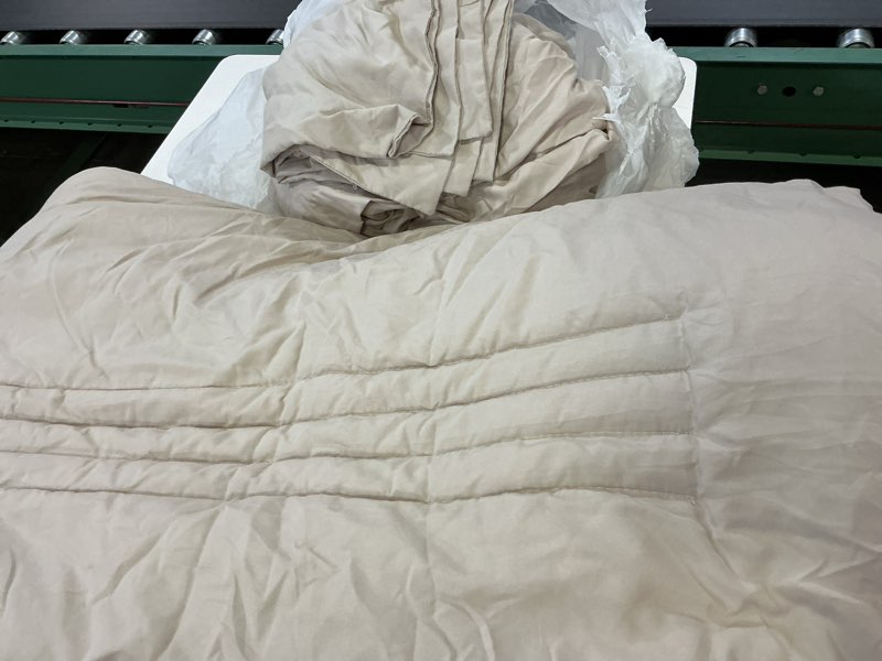 Condition photo showing Good Condition for cozylux king size comforter sets - 7 piece bed in a bag beige comforter set with sheets luxury bed set all seasons, soft bedding set with down alternative comforter, sheets, pillowcases & shams beige king