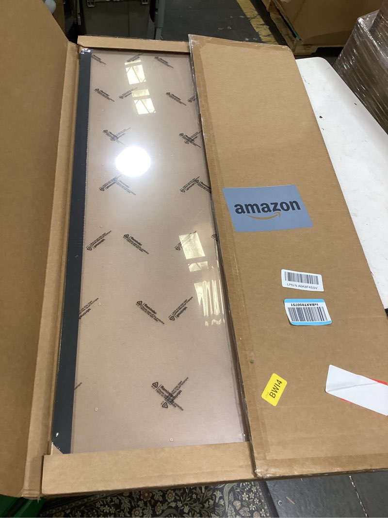 Condition photo showing Good Condition for a plus max 20x40 picture frame, black engineered wood frame for 20 x 40 inch picture poster photo, light weight 20 by 40 frame with wood-grain for wall - 1 pack/black/20 x40 black 20x40 1 pack