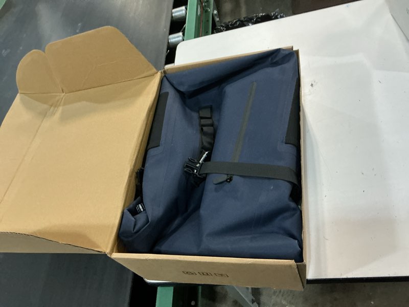 Condition photo showing Good Condition for roll top closure cooler backpack for kayaking fishing paddle boarding watersports, premium 24h insulated leak proof zipperless waterproof soft cooler for men 20l navy