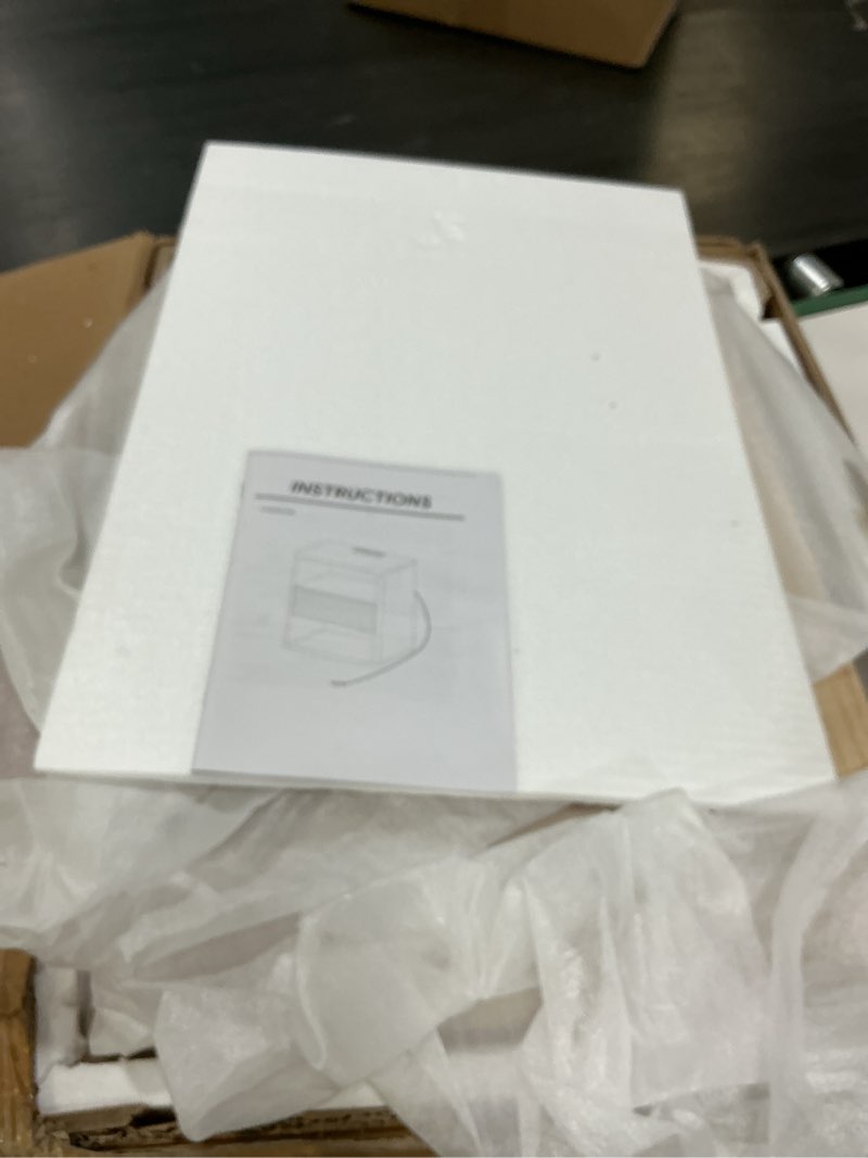 Condition photo showing New/Like New for ( similar):SICOTAS Night Stand Nightstand with Drawer Storage Fluted Bed Side Table End Table Large Modern Wide Bedside Stand Mid Century Night Stands for Bedroom Living Room Sofa Couch Home Office, White Alder White Alder 1 Piece