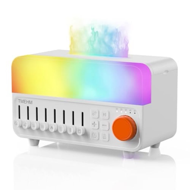 tmehm 2026 4-in-1 aroma essential oil diffuser with bluetooth speaker function, humidifier, 12 color