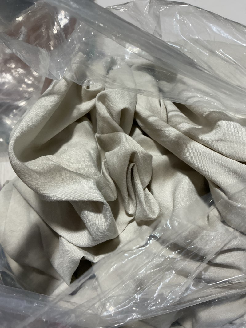 Condition photo showing As Is for bedsure duvet cover king size - 3 pieces prewashed cotton-like extra soft bedding set, includes 1 duvet cover 104x90 inches with zipper closure & 2 pillow shams, linen, comforter not included 02 - linen (no comforter) king (104" x 90")