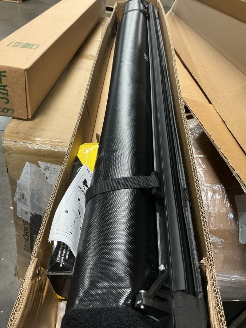 Condition photo showing Good Condition for Truck Bed Tonneau Cover Compatible with Nissan Frontier 2005-2024 5 ft Short Box w/or w/o Track Rail, Soft Roll Up Style