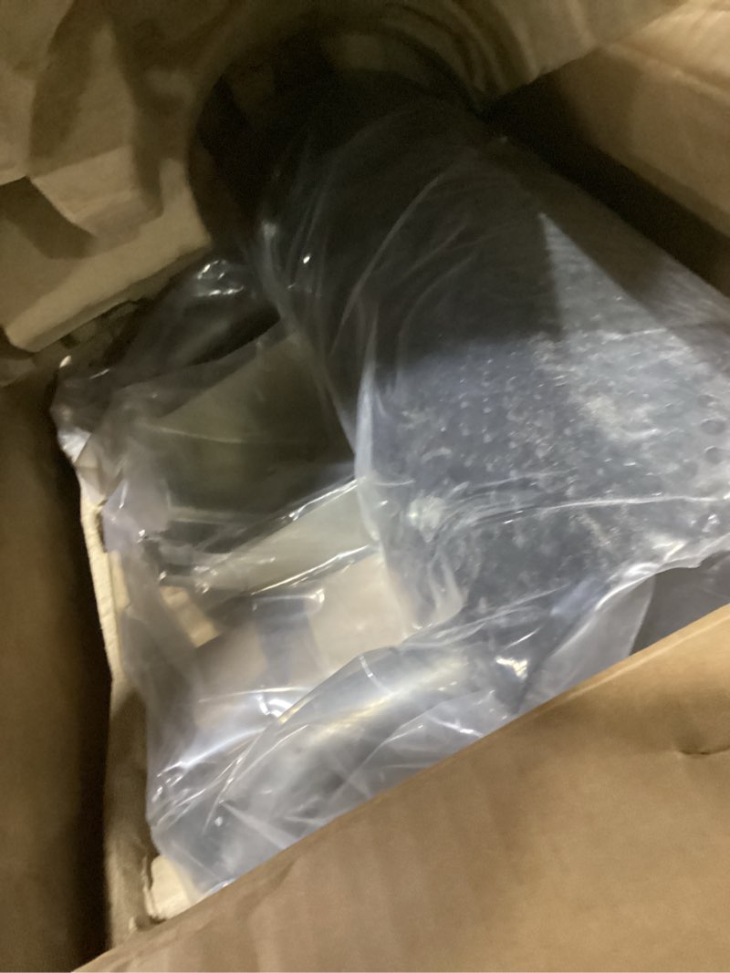 Condition photo showing As Is for left muffler with bracket compatible with honda gx630 gx660 gx690 generator engines