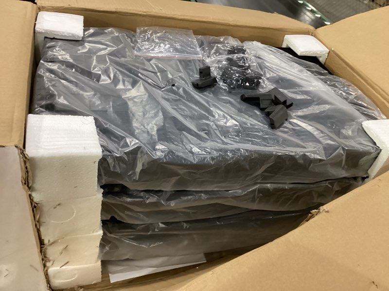 Condition photo showing New/Like New for SAILUN 508Qt Extra Large Stackable Storage Bins Folding Collapsible Storage Bins with Lid, Closet Organizers and Storage Box with Door Black 28" W x 17" D x 61" H 4 Pack-28" W x 17" D x 61" H Black