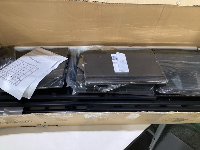 Condition photo showing Good Condition for Black Dresser with Charging Station and LED Lights 13 Drawers Dressers for Bedroom Long Dressers & Chests of Drawers for Living Room Hallway Entryway Closets Sturdy Frame Wood Top