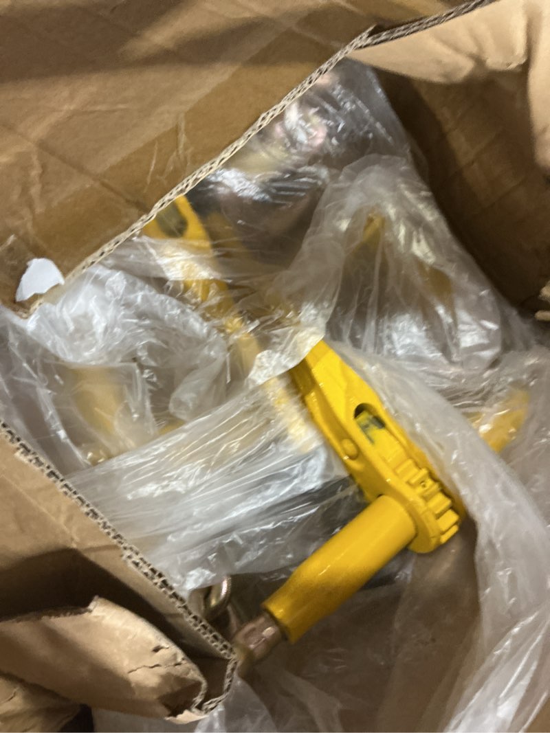 Condition photo showing Good Condition for kje 4pack ratchet chain binders 3/8'' - 1/2'', heavy duty ratcheting binder wll 9,200 lbs, g70 hooks and adjustable length, for grade 70-80 chains, tie down, hauling, towing