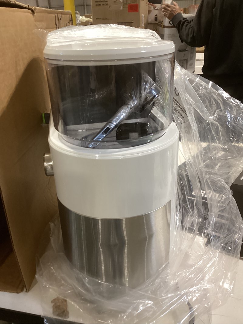 Condition photo showing As Is for Braun MultiServe Coffee Machine 7 Programmable Brew Sizes / 3 Strengths + Iced Coffee & Hot Water for Tea, Glass Carafe (10-Cup), White, KF9150WH