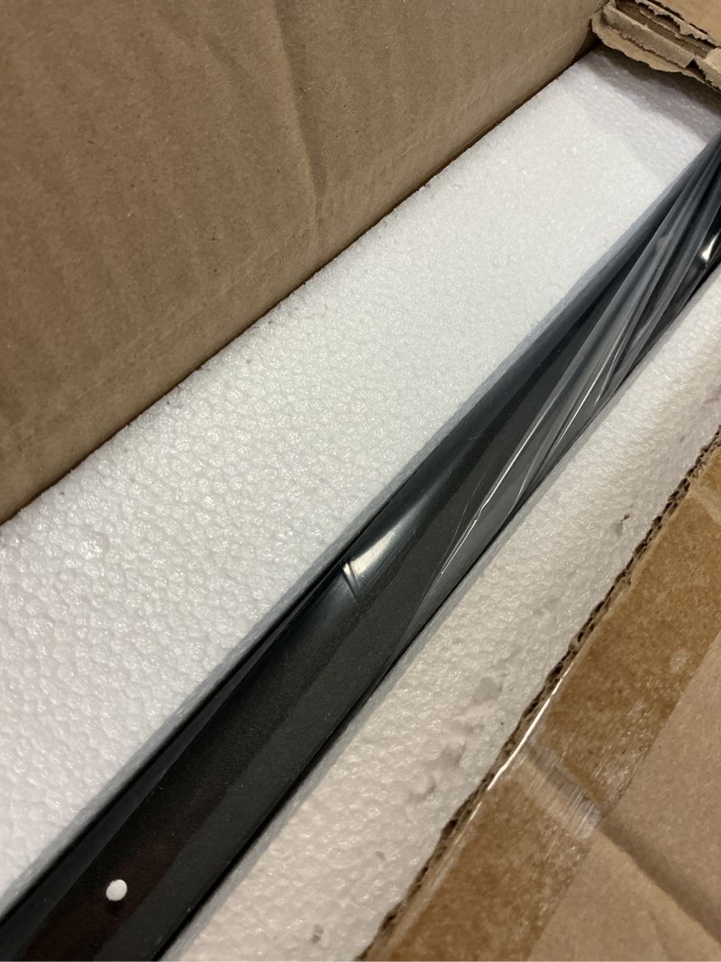 Condition photo showing Good Condition for Upgraded 2-Pack 23.6in Black Long Modern LED Outdoor Wall Lights 3000K 4000K 5000K Dimmable Exterior Wall Sconce Outside Light fixtures for House Garage Front Door 23.6inch 2 Pack