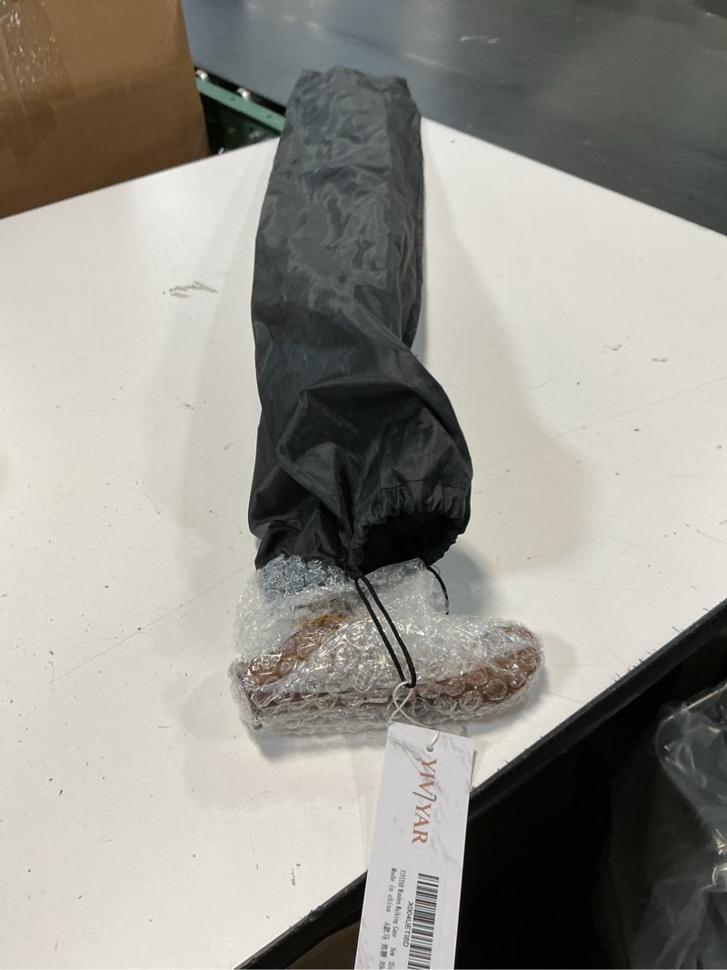 Condition photo showing New/Like New for wooden walking cane with 5 height for men and women, handmade wood cane with comfort grip handle, supportive mobility aid for seniors, fashionable & classic lightweight stick caramel 35inch