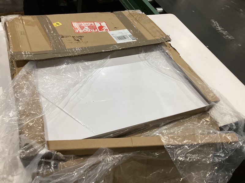 Condition photo showing Good Condition for sunnyglade 12-pack drop ceiling tile 2ft x 2ft, smooth white pvc ceiling panel 24 x 24in, 4mm thicknesses waterproof reusable and fire-rated, 48 sq. ft (12, white) white 12