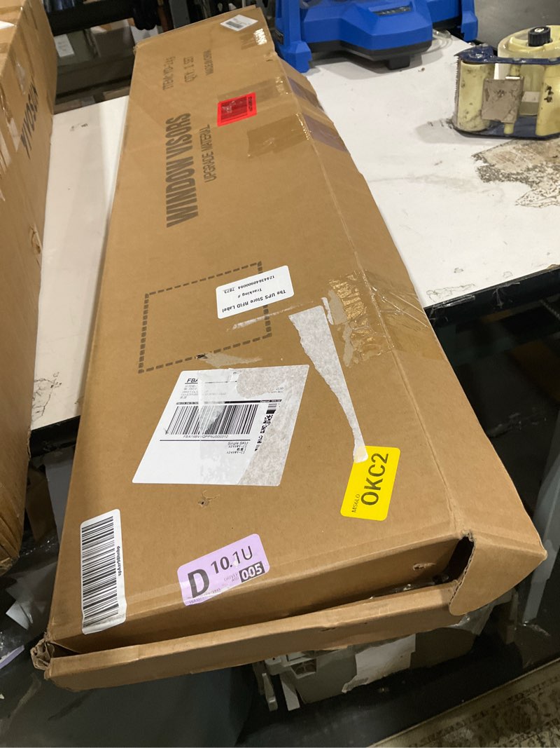 Condition photo showing Good Condition for window rain guards for 2019-2025 dodge ram 1500 crew cab(new body style), window visor vent wind shade deflector rain shield protector sun visor 2020 2021 2022 2023 2024, tape-on/outside-mount, 4pcs for 2019-2025 ram 1500 crew cab