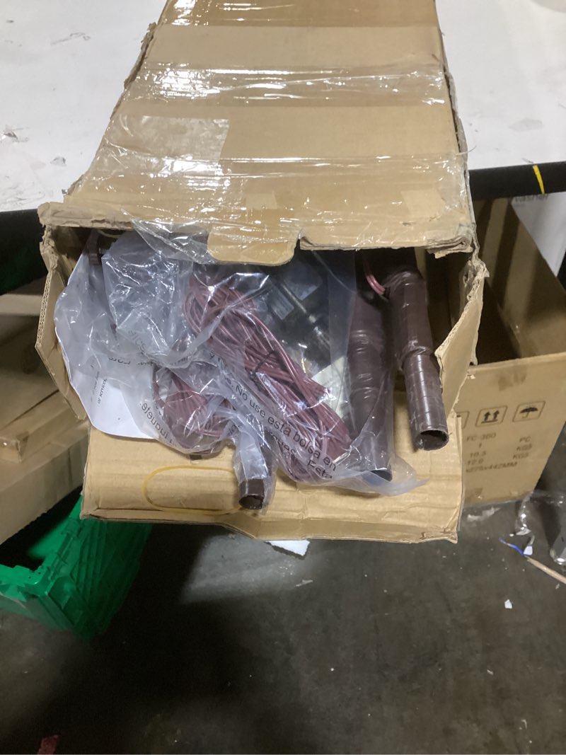 Condition photo showing As Is for Star Light Tree Set 4ft, 5ft and 6ft with 128/216/256 Warm White LEDs for Holiday Decor - Dimmable, UL Certified, Waterproof - Ideal for Indoor and Outdoor Decoration 4ft&5ft&6ft