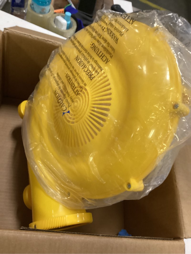 Condition photo showing Good Condition for Ziziella Bounce House Blower, 380W 0.51HP Powerful Inflatable Blower Portable Air Pump for Outdoor Inflatables, Bubble House, Jump Slides, Water Slide, Inflatable Castle