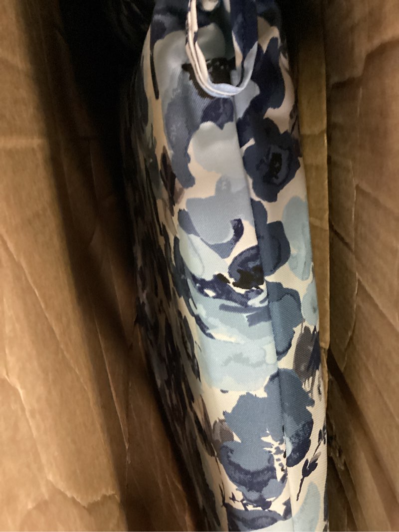 Condition photo showing Good Condition for arden outdoor chair cushion, 21 x 20, rain-proof, fade resistant 20 x 21, blue garden floral 21 x 20 cartridge style blue garden floral