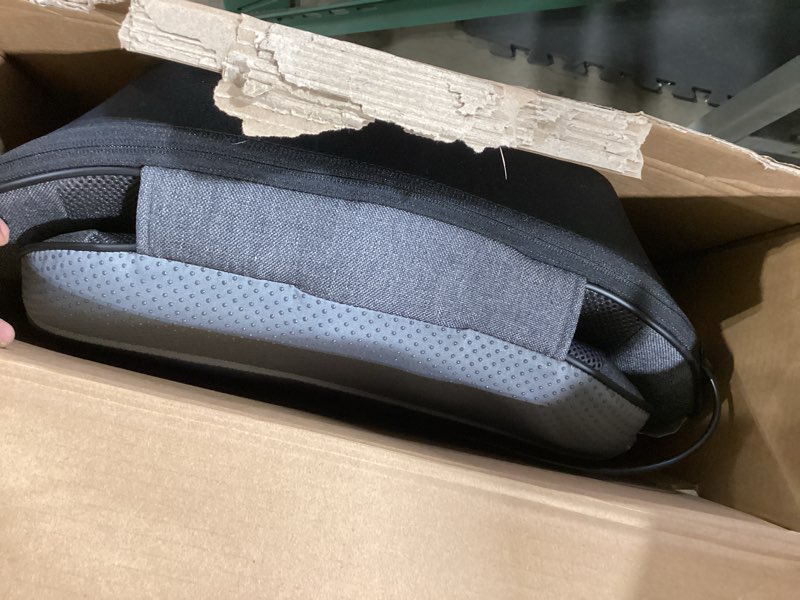 Condition photo showing Good Condition for comfier shiatsu full back massager,massage chair pad with heat,2d/3d massage seat cushion,chair massager with 10 shiatsu nodes, rolling kneading chair pads for lower back,father day gifts light-gray