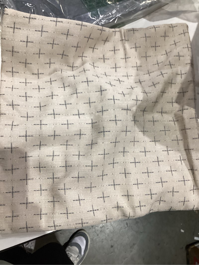 ZWJD Pillow Covers 16x16 Set of 2 Soft Polyester Textured Pillow Covers with Stylish Flange Edge Cozy Farmhouse Throw Pillows for Couch Bed Sofa Living Room