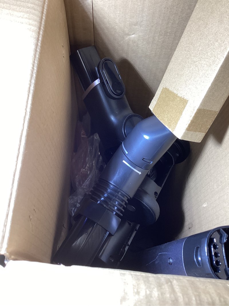 Condition photo showing As Is for Shark Stratos Cordless Vacuum with Clean Sense IQ and Odor Neutralizer, MultiFlex Wand, Includes Crevice Tool & Anti-Allergen Brush, Up To 60 Minute Runtime, Ash Purple, IZ862H Cordless Stratos