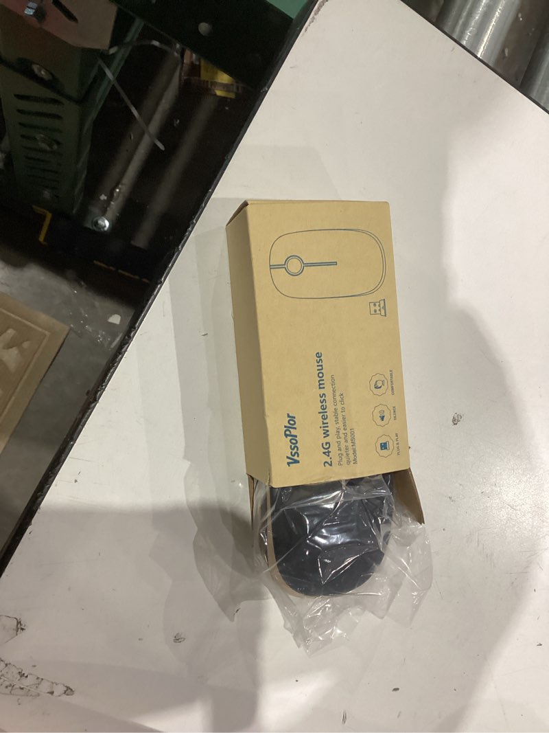 Condition photo showing Good Condition for VssoPlor Wireless Mouse, 2.4G Slim Portable Computer Laptop Mouse with Nano Receiver Quiet Silent Optical Mice for Notebook, PC, Laptop, Computer-Black and Gold