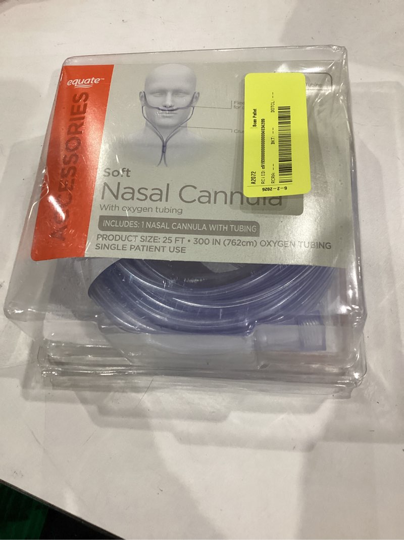 Condition photo showing Good Condition for equate accessories soft nasal cannula with oxygen tubing, 25'