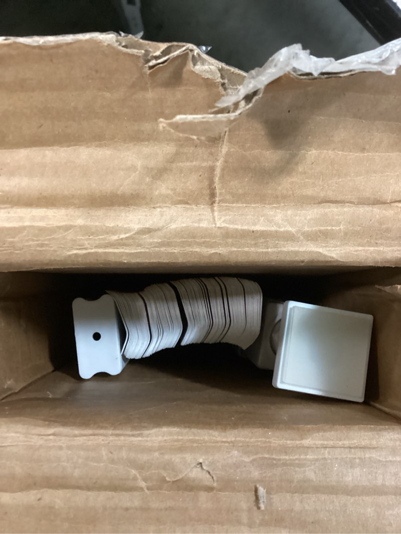 Condition photo showing Good Condition for unishades no drill blinds for windows 1" vinyl l-shaped slats cordless mini blinds for home, for window size 35" w × 64" h white white 35" w × 64" h
