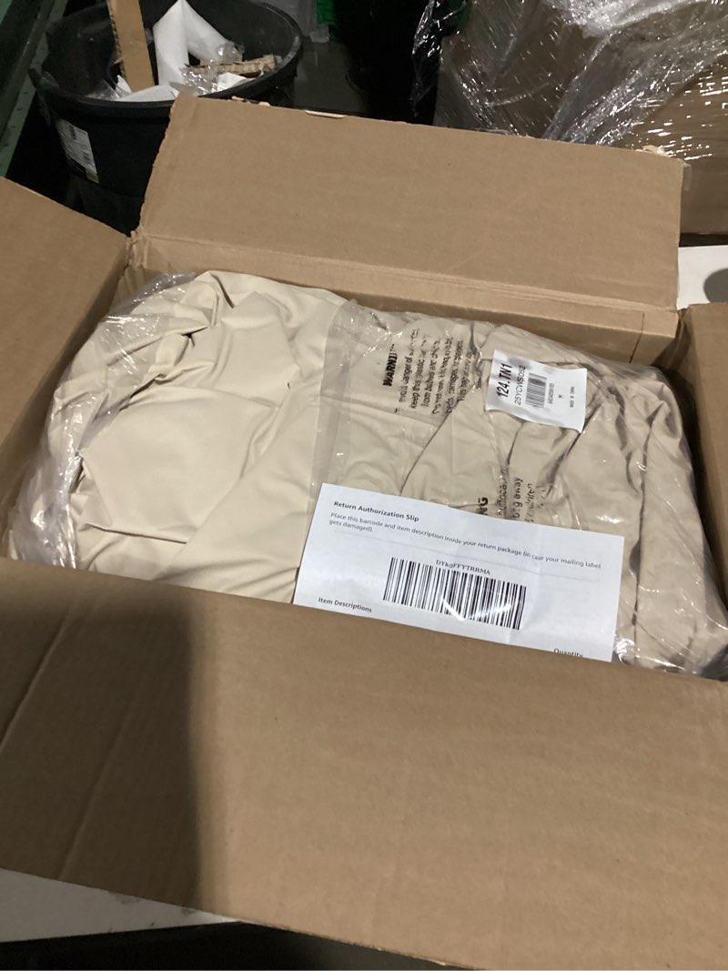 Condition photo showing As Is for Covermates Island Grill Cover - Weather Resistant Outdoor Cover, Heavy Duty BBQ Covers for Large Island, Classic 12-Guage Vinyl, 86 Inch, Classic Tan Classic Tan 86 Inch