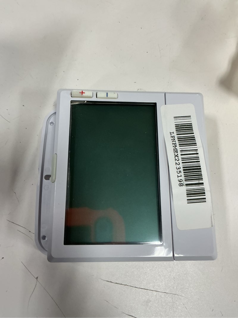 Condition photo showing As Is for PRO1 IAQ T855 Universal Electronic Thermostat , White , 4.7"W x 4.4"H x 1.1"D