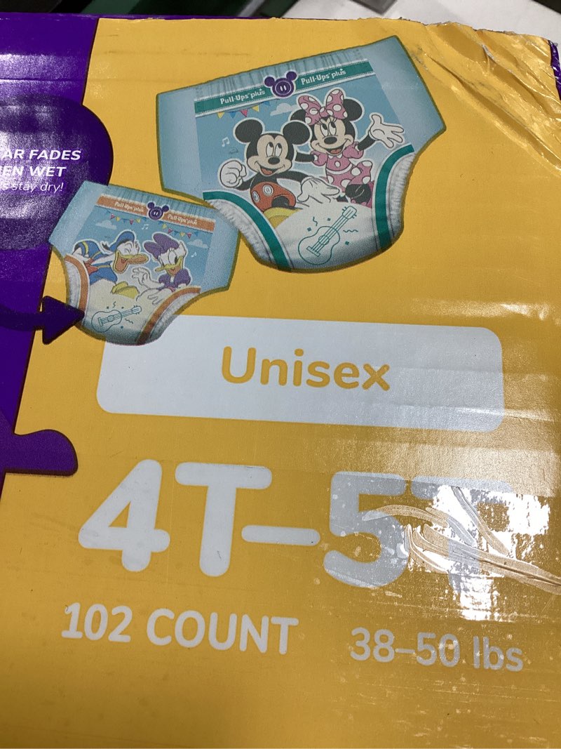 Huggies Pull Ups + Plus unisex 4T-5T 102 count