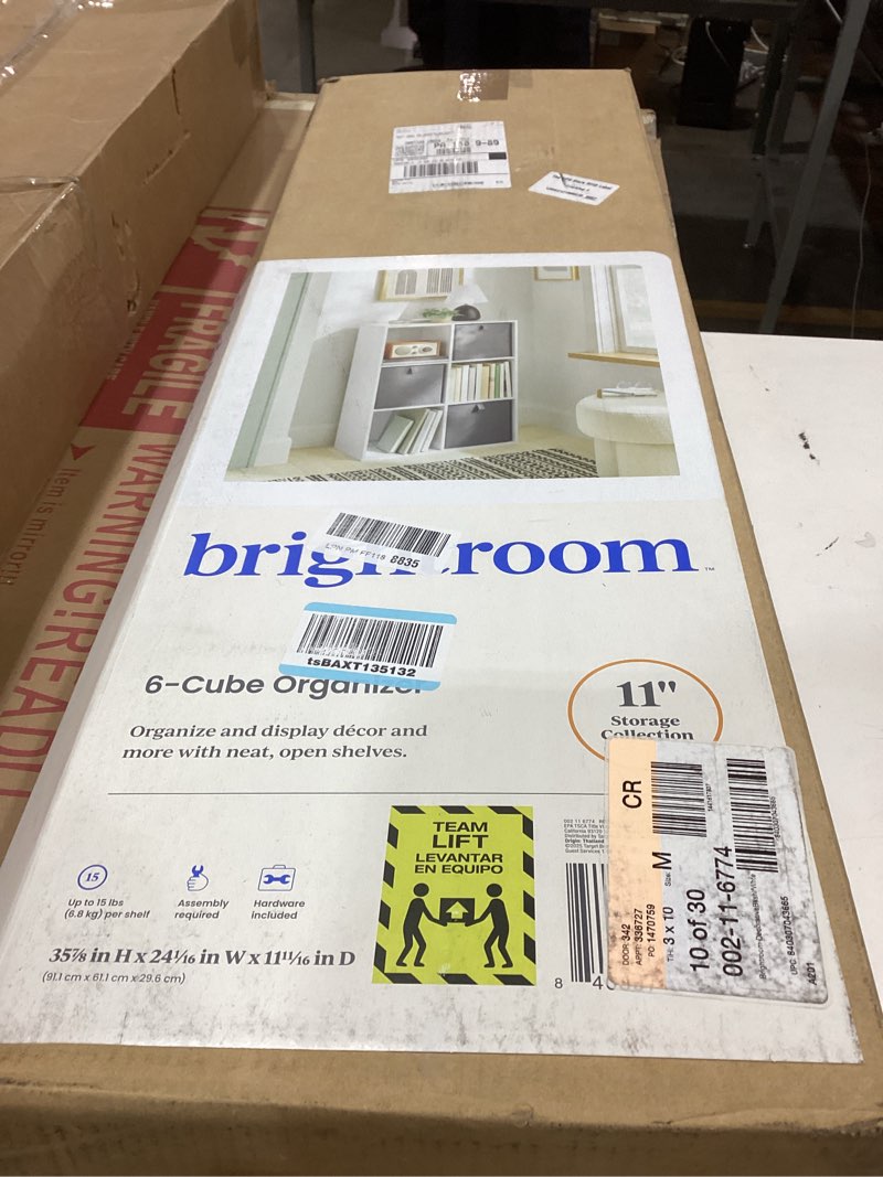 Condition photo showing As Is for Hershii Tension Shelf Expandable Rod Closet System Heavy Duty Clothes Hanger Adjustable DIY Storage Organizer Shoe Rack 23.62 - 39.37 inches Ivory