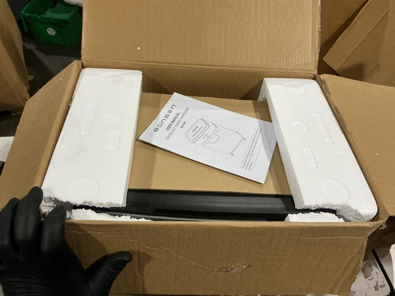 Condition photo showing Good Condition for bonsen paper shredder, 20-sheet 60 mins nonstop heavy duty paper shredder for office, 60db ultra quiet cross-cut shredder with 6.6 gals basket, anti-jam cd and credit shredder for home office (s3104)