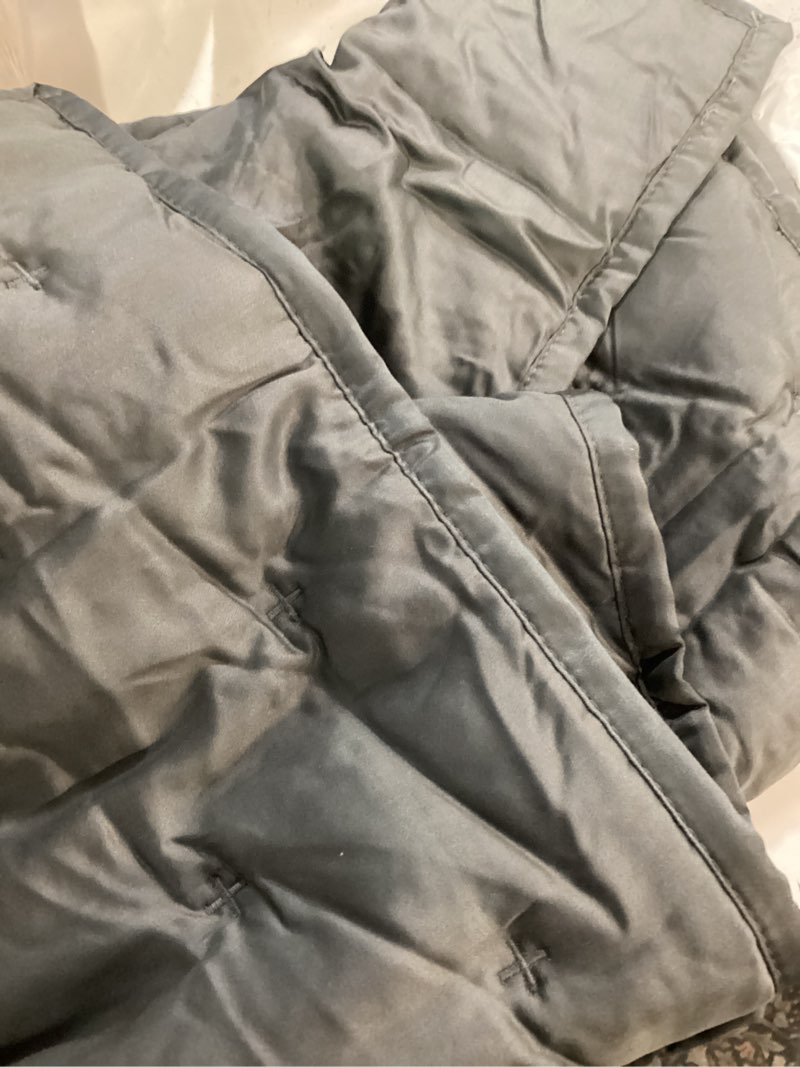 Condition photo showing Good Condition for quilted pillow grey 26x26