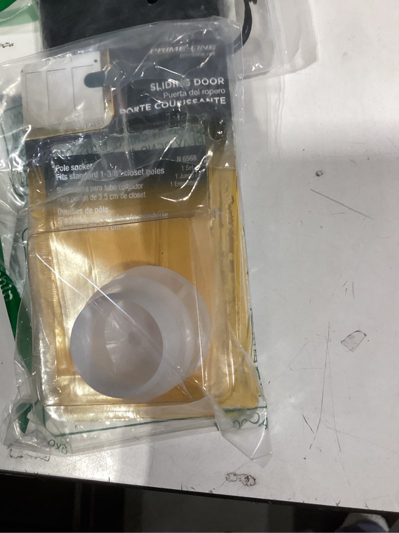 Condition photo showing Good Condition for Prime-Line N 6568 Closet Pole Sockets, 1-3/8 in., Plastic, White (1 Set) (Pack of 2) 1 Count (Pack of 2) White