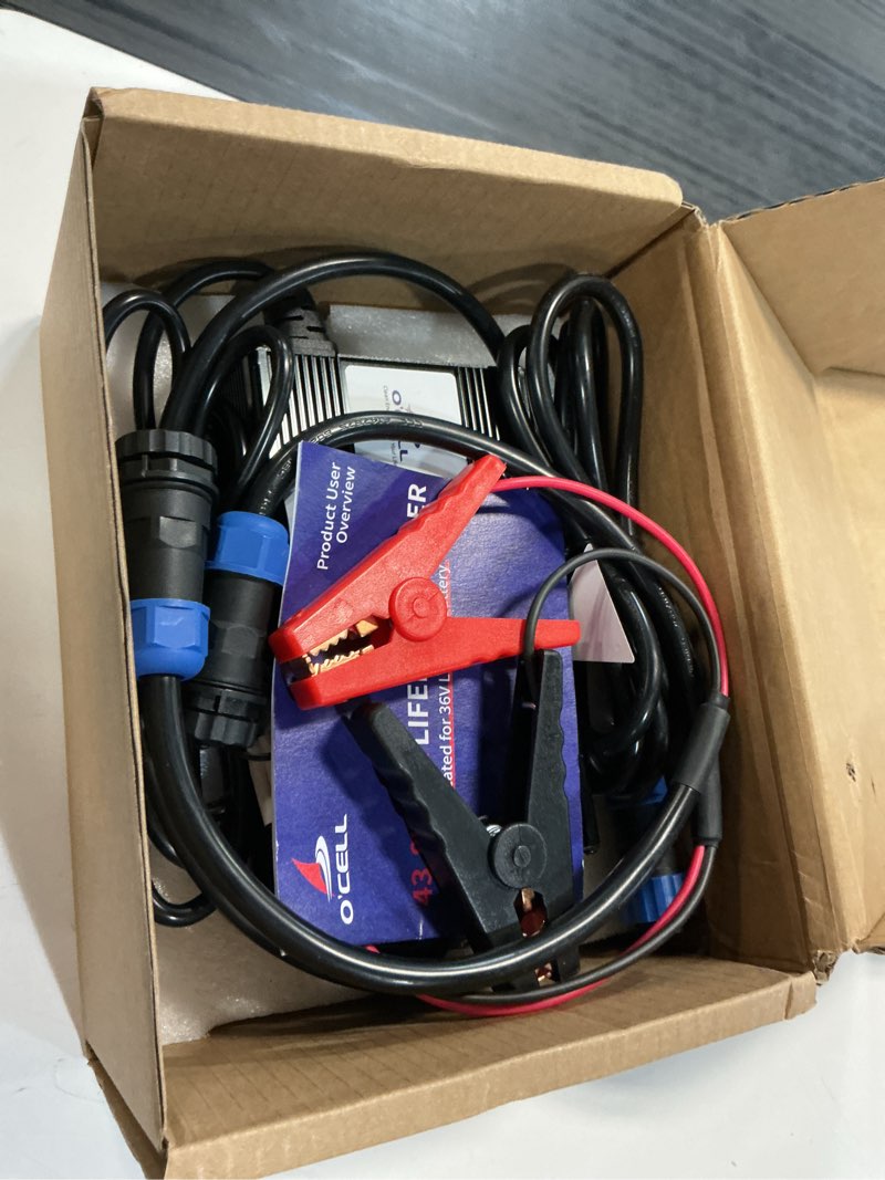 Condition photo showing Good Condition for 43.8v 10a, ac-dc battery charger, dedicated best solution for 36v lithium iron phosphate, lifepo4 battery recharging, support charging solar off-grid, golf cart 43.8v 10a charger-black