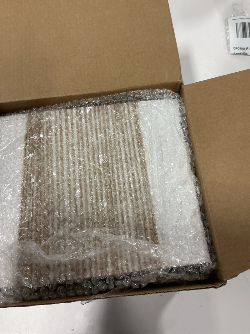 Condition photo showing New/Like New for SOMTO Beach Rustic White Wood Square Tissue Box Cover,Farmhouse Bathroom Accessories Starfish Decor Tissue Holder with Slide-Out Bottom Panel…