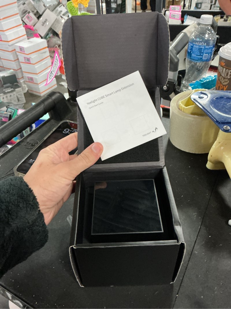Condition photo showing Good Condition for yeelight matrix light extension for cube smart lamp, 16 million colors option, rgbic individual addressable, dynamic lighting, music flow, wifi connected, app control, for bedroom, living room, cube*1 matrix lamp
