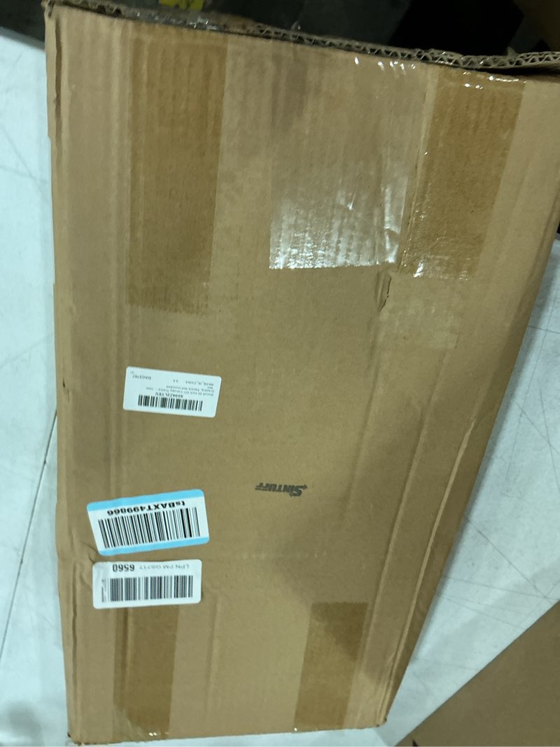 Condition photo showing New/Like New for sintuff 20 inch diy canopy frame kit for rod pocket curtains metal bed curtain kit for twin to king size bed with instruction manual drapery, panels not included
