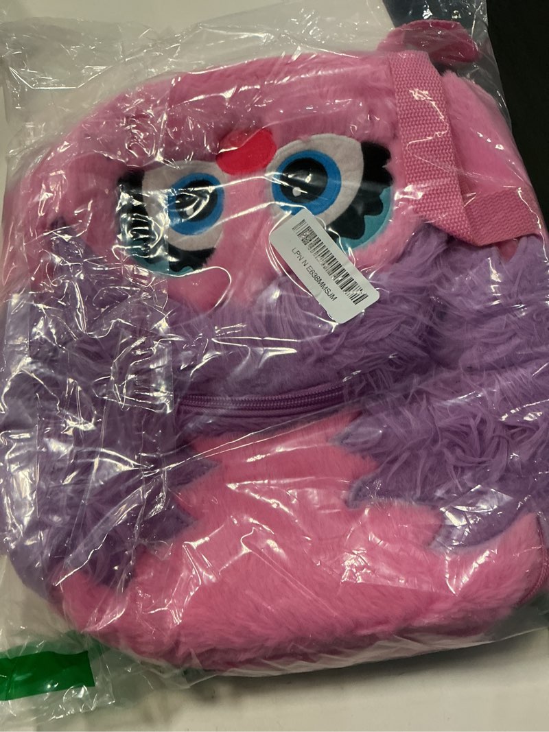 Condition photo showing Good Condition for intimo sesame street plush furry abby cadabby smile face 12 inch backpack for daily use
