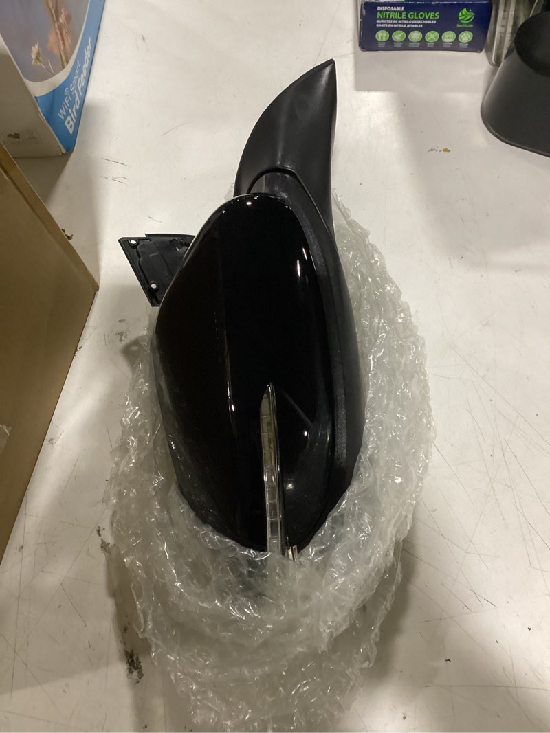 Condition photo showing Good Condition for right passenger side mirror compatible with kia forte 2014 2015 2016 sx/s/ex/lx rear view mirror w/only fit 10-hole plugs/heated/turn signal light/manual folding/power glass,ki1321213(6pins) right-6pins