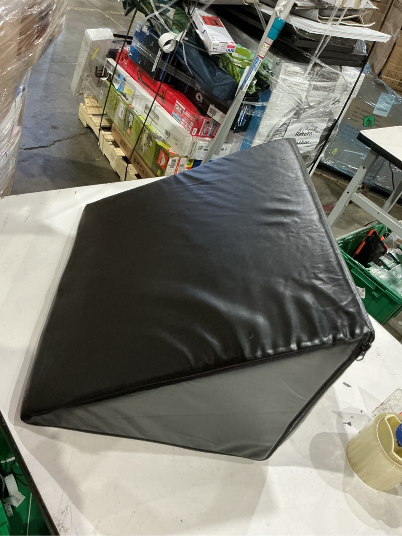 Condition photo showing Good Condition for saloniture triangle wedge massage table bolster, extra-large pillow - black