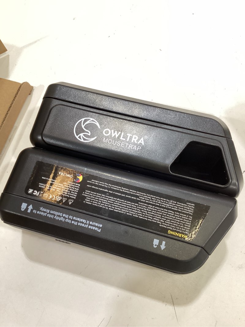 Condition photo showing New/Like New for owltra ow-2 indoor electric mouse trap 2 pcs, instant kill rodent zapper with pet safe trigger, black electric mouse trap 2 pack