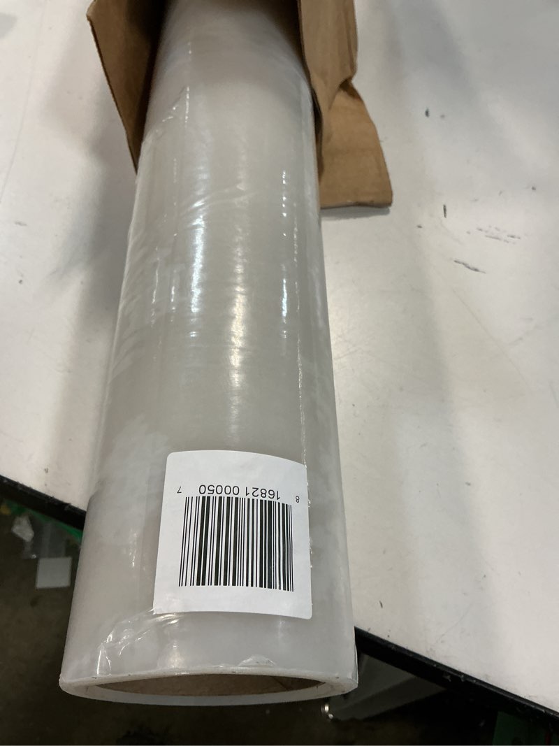Condition photo showing New/Like New for crash wrap, 36 inch x 100 feet, clear collision wrap for damaged vehicles & car windows, removes cleanly, made in america