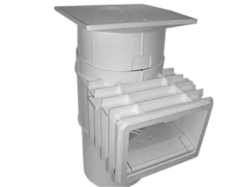 hayward sp1082 skimmaster in-ground pool skimmer, square