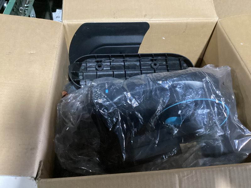 Condition photo showing As Is for FUNMILY Under Desk Elliptical, Ellipse Leg Exerciser, Standing or Seated Mini Elliptical Machines, Portable Bike Pedal Exerciser for Seniors/Adults, Leg Workout Equipment for Home/Office Blue